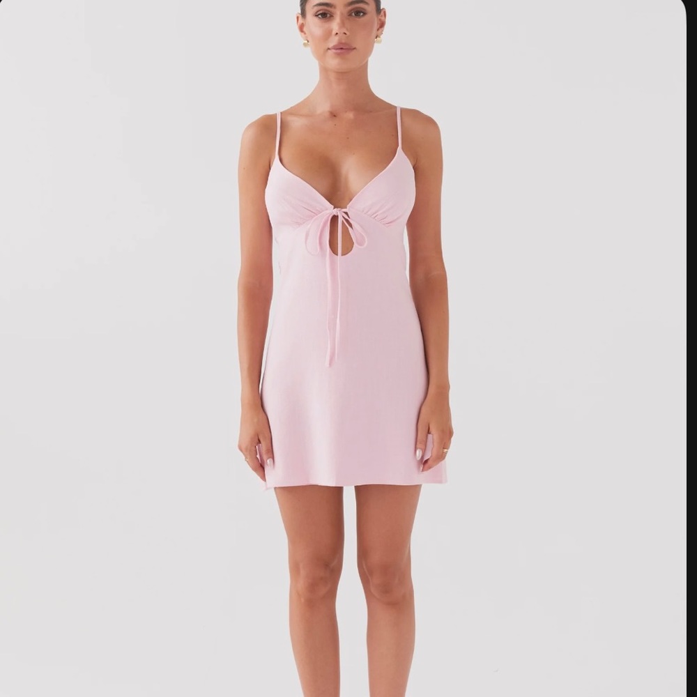 NWT light pink peppermayo mini dress